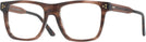 Square Transparent Brown Seattle Eyeworks 984 Single Vision Full Frame View #1