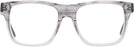 Square Transparent Grey Seattle Eyeworks 984 Single Vision Full Frame View #2