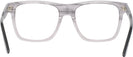 Square Transparent Grey Seattle Eyeworks 984 Single Vision Full Frame View #4