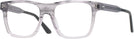 Square Transparent Grey Seattle Eyeworks 984 Single Vision Full Frame View #1