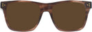 Square Transparent Brown Seattle Eyeworks 984 Progressive No-Line Reading Sunglasses View #2