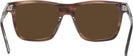 Square Transparent Brown Seattle Eyeworks 984 Progressive No-Line Reading Sunglasses View #4