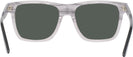 Square Transparent Grey Seattle Eyeworks 984 Progressive No-Line Reading Sunglasses View #4