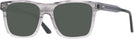 Square Transparent Grey Seattle Eyeworks 984 Progressive No-Line Reading Sunglasses View #1