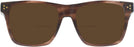 Square Transparent Brown Seattle Eyeworks 984 Bifocal Reading Sunglasses View #2