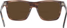 Square Transparent Brown Seattle Eyeworks 984 Bifocal Reading Sunglasses View #4