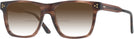 Square Transparent Brown Seattle Eyeworks 984 w/ Gradient Bifocal Reading Sunglasses View #1