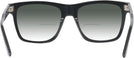 Square Black Seattle Eyeworks 984 w/ Gradient Bifocal Reading Sunglasses View #4