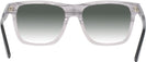 Square Transparent Grey Seattle Eyeworks 984 w/ Gradient Progressive No-Line Reading Sunglasses View #4