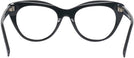 Cat Eye Black Seattle Eyeworks 989 Single Vision Full Frame View #4