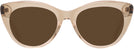 Cat Eye Transparent Brown Seattle Eyeworks 989 Progressive No-Line Reading Sunglasses View #2
