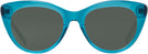Cat Eye Transparent Blue Seattle Eyeworks 989 Progressive No-Line Reading Sunglasses View #2
