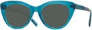 Cat Eye Transparent Blue Seattle Eyeworks 989 Progressive No-Line Reading Sunglasses View #1