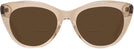 Cat Eye Transparent Brown Seattle Eyeworks 989 Bifocal Reading Sunglasses View #2