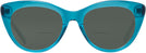 Cat Eye Transparent Blue Seattle Eyeworks 989 Bifocal Reading Sunglasses View #2