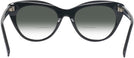 Cat Eye Black Seattle Eyeworks 989 w/ Gradient Bifocal Reading Sunglasses View #4