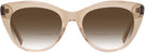 Cat Eye Transparent Brown Seattle Eyeworks 989 w/ Gradient Bifocal Reading Sunglasses View #2