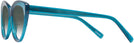 Cat Eye Transparent Blue Seattle Eyeworks 989 w/ Gradient Bifocal Reading Sunglasses View #3