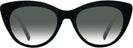 Cat Eye Black Seattle Eyeworks 989 w/ Gradient Progressive No-Line Reading Sunglasses View #2