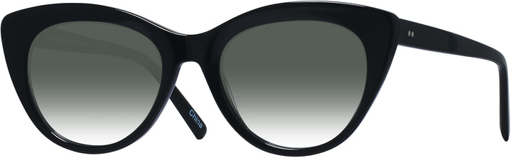 Cat Eye Black Seattle Eyeworks 989 w/ Gradient Progressive No-Line Reading Sunglasses View #1