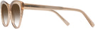 Cat Eye Transparent Brown Seattle Eyeworks 989 w/ Gradient Progressive No-Line Reading Sunglasses View #3