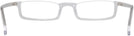 Rectangle Crystal Seattle Eyeworks 991 Single Vision Half Frame View #4