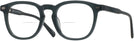 Square Transparent Dark Grey  Seattle Eyeworks 993 Bifocal View #1