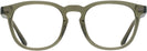 Square Transparent Green Seattle Eyeworks 993 Single Vision Full Frame View #2