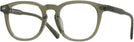 Square Transparent Green Seattle Eyeworks 993 Computer Style Progressive View #1