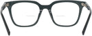 Square Transparent Dark Grey  Seattle Eyeworks 994 Bifocal View #4