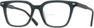 Square Transparent Dark Grey  Seattle Eyeworks 994 Bifocal View #1