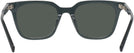 Square Transparent Dark Grey  Seattle Eyeworks 994 Progressive No-Line Reading Sunglasses View #4