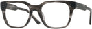 Square Grey Tortoise Seattle Eyeworks 996 Single Vision Full Frame View #1