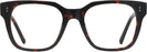 Square Tortoise Seattle Eyeworks 996 Single Vision Full Frame View #2