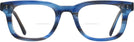 Rectangle Stripe Blue Seattle Eyeworks 997 Bifocal View #2