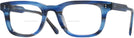 Rectangle Stripe Blue Seattle Eyeworks 997 Bifocal View #1