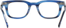 Rectangle Stripe Blue Seattle Eyeworks 997 Single Vision Full Frame View #4