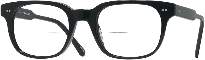 Square Black Seattle Eyeworks 998 Bifocal View #1