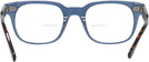 Square Transparent Blue With Tortoise Seattle Eyeworks 998 Bifocal View #4