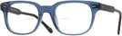 Square Transparent Blue With Tortoise Seattle Eyeworks 998 Bifocal View #1