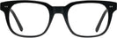 Square Black Seattle Eyeworks 998 Single Vision Full Frame View #2