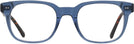 Square Transparent Blue With Tortoise Seattle Eyeworks 998 Single Vision Full Frame View #2