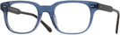 Square Transparent Blue With Tortoise Seattle Eyeworks 998 Single Vision Full Frame View #1