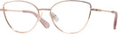 Cat Eye Rose Gold Swarovski 1012 Single Vision Full Frame View #1