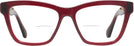 Square Transparent Burgundy Swarovski 2021 Bifocal View #2