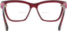 Square Transparent Burgundy Swarovski 2021 Bifocal View #4