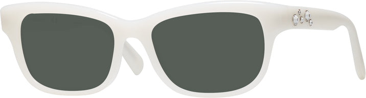 Rectangle Opal White Swarovski 2022 Progressive No-Line Reading Sunglasses View #1