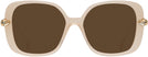 Square,Oversized Beige Transparent Swarovski 6011 Progressive No-Line Reading Sunglasses View #2