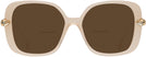 Square,Oversized Beige Transparent Swarovski 6011 Bifocal Reading Sunglasses View #2