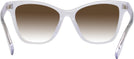 Cat Eye Clear Tory Burch 2142U w/ Gradient Progressive No-Line Reading Sunglasses View #4